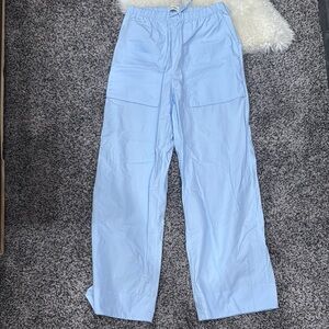 Light Blue Casual Pants